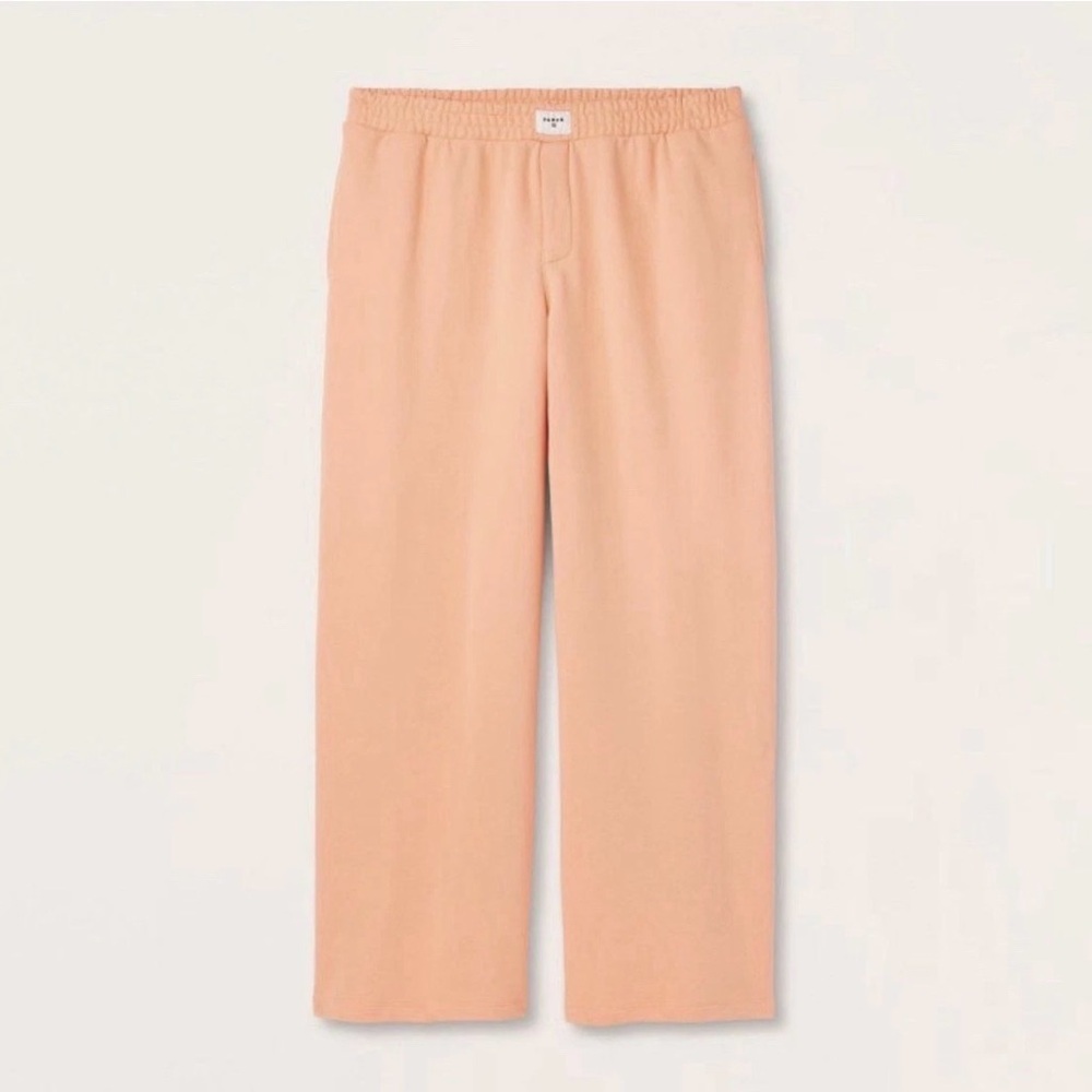 Parke x Target Women’s Hi rise boxer sweatpants  nwt large Peach
